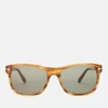 Tom Ford Men's Guilio Sunglasses - Dark Brown/Green - Image 1