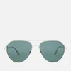 Tom Ford Men's Andes Sunglasses - Shiny Palladium/Blue - Image 1