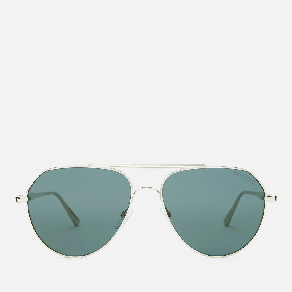 Tom Ford Men's Andes Sunglasses - Shiny Palladium/Blue Image 1