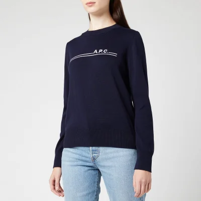 A.P.C. Women's Eponyme Sweatshirt - Dark Navy