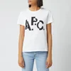 A.P.C. Women's Decale T-Shirt - White - Image 1