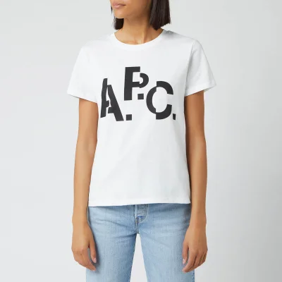 A.P.C. Women's Decale T-Shirt - White