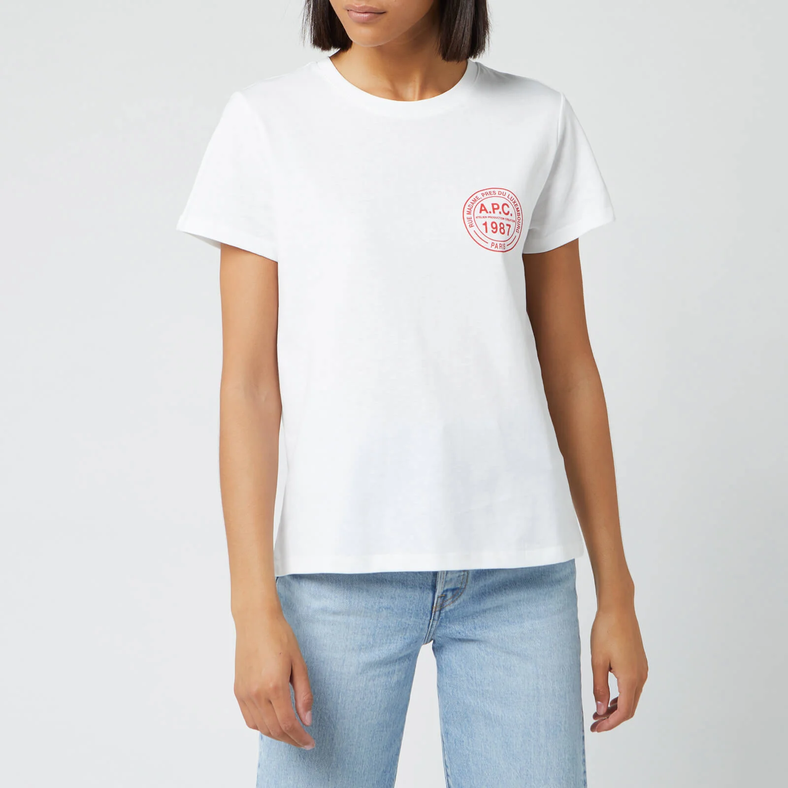A.P.C. Women's Tess T-Shirt - White Image 1