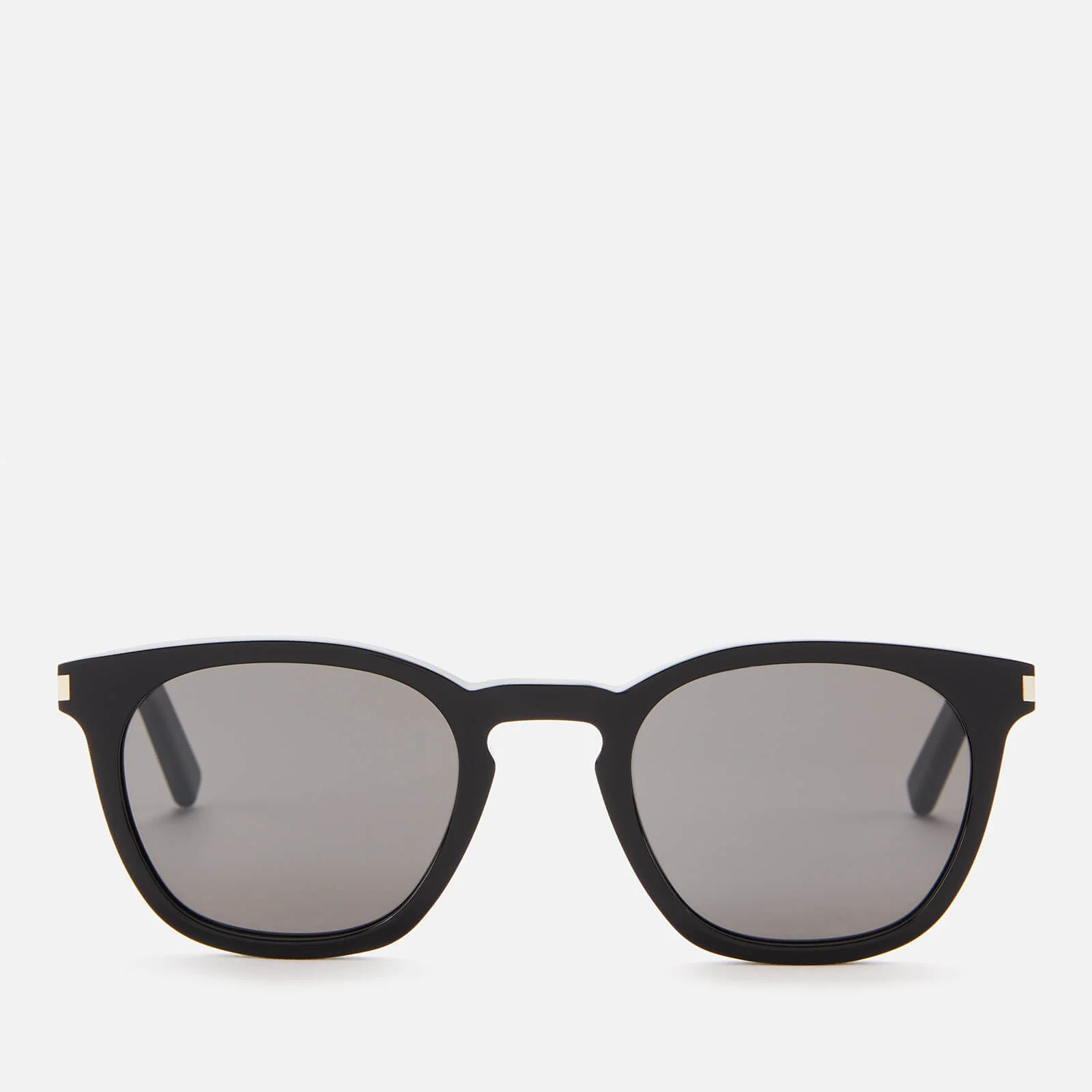 Saint Laurent Men's D-Frame Acetate Sunglasses - Black/Smoke Image 1