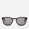Saint Laurent Men's D-Frame Acetate Sunglasses - Black/Smoke - Image 1