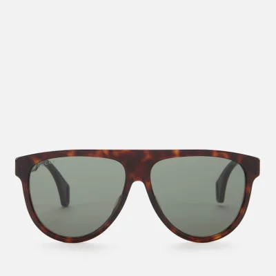 Gucci Men's Square Frame Tortoiseshelll Sunglasses - Havana