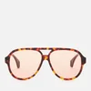 Gucci Men's Aviator Style Sunglasses - Havana - Image 1