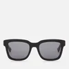 Gucci Men's Square Frame Sunglasses - Black/Smoke - Image 1