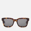 Gucci Men's Acetate Square Frame Sunglasses - Havana/Green/Grey - Image 1