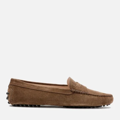 Tod's Women's Suede Gommini Loafers - Brown