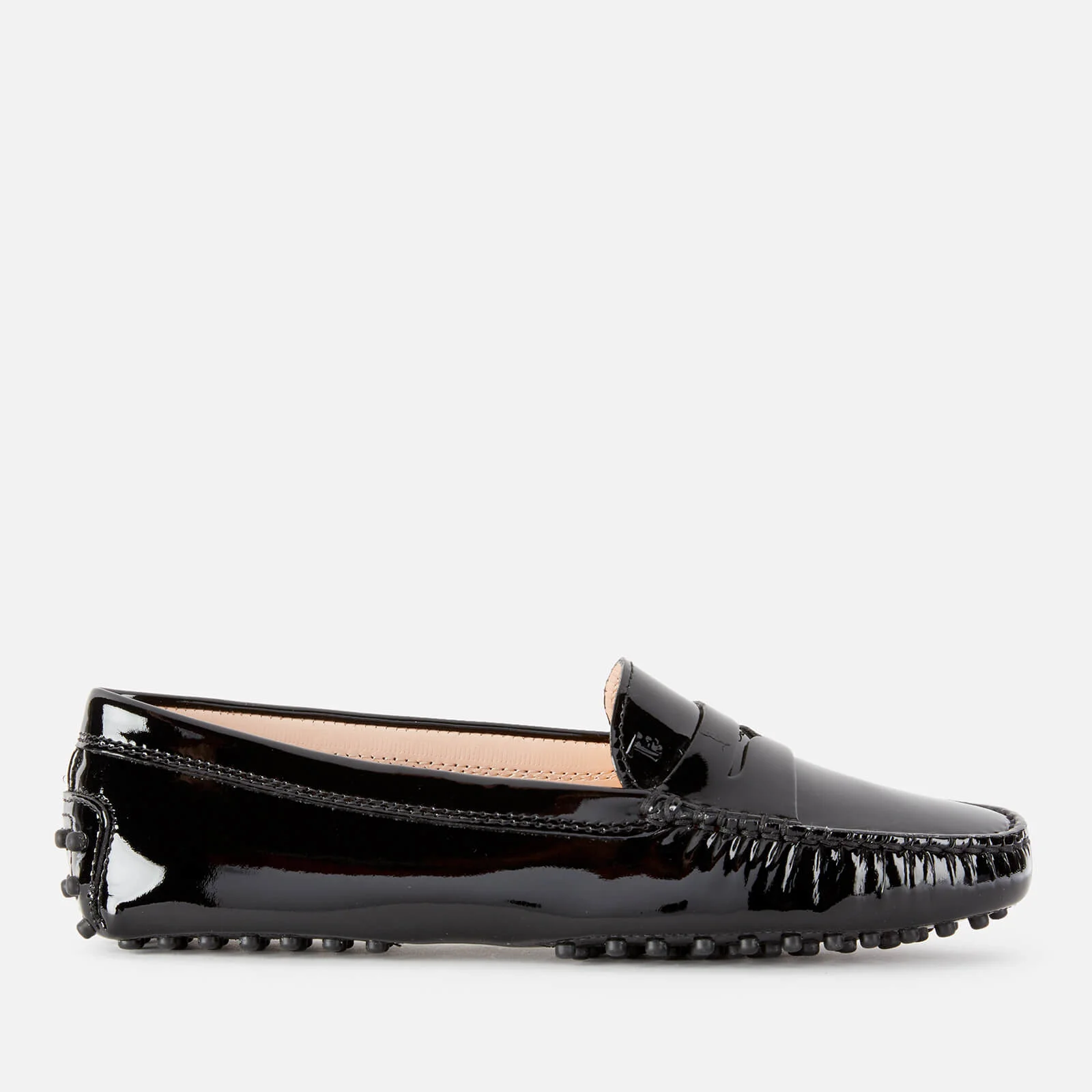 Tod's Women's Patent Gommino Loafers - Black Image 1