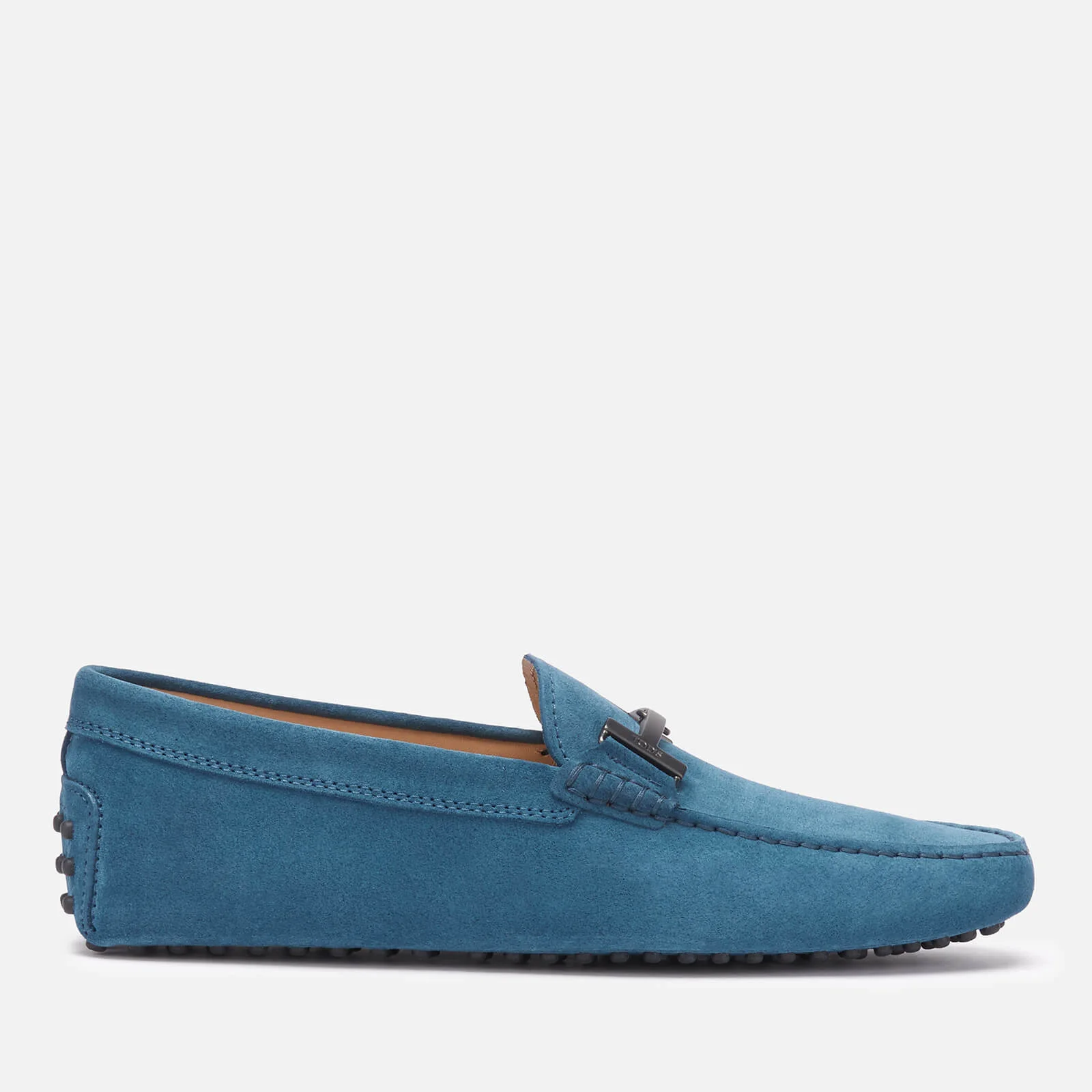 Tod's Men's Suede Dopia T Gominni Loafers - Blue Image 1