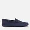 Tod's Men's Suede Simple Gommini Driving Shoes - Blue - Image 1