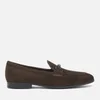 Tod's Men's Suede Doppia T Loafers - Brown - Image 1