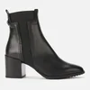 Tod's Women's Leather T Elastic Heeled Boots - Black - Image 1