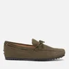 Tod's Men's Suede City Gommino Driving Shoes - Forest - Image 1