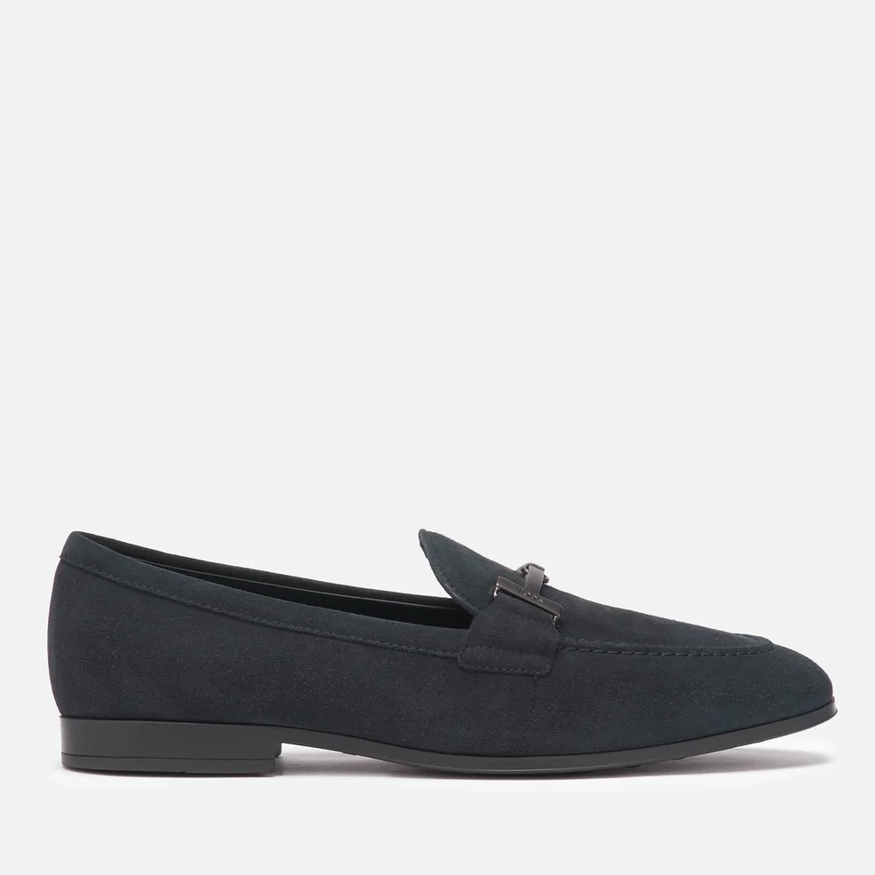 Tod's Men's Suede Doppia T Loafers - Night Image 1