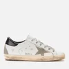 Golden Goose Women's Superstar Leather Trainers - White/Black/Cream/Metal Lettering - Image 1