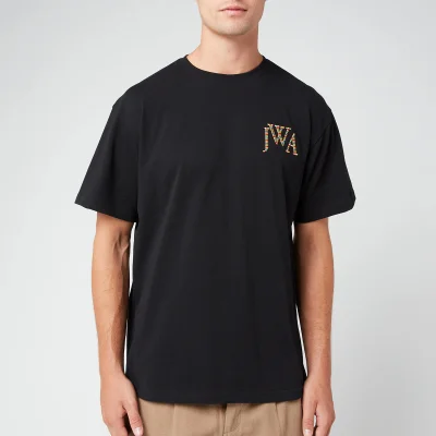 JW Anderson Men's JWA Embroidery Logo T-Shirt - Black