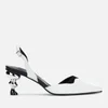 Yuul Yie Women's Lissom Sling Back Heeled Sandals - White/Black - Image 1