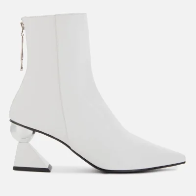 Yuul Yie Women's Amoeba Glam Heeled Boots - White