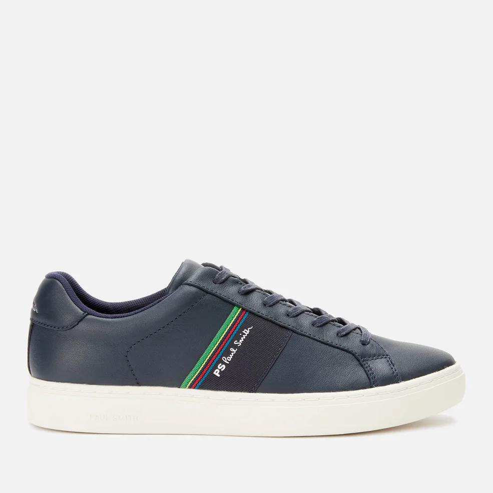 PS Paul Smith Men's Rex Leather Low Top Trainers - Dark Navy Image 1