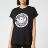 Balmain Women's Flocked Coin T-Shirt - Black - Image 1