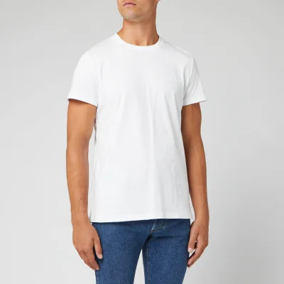 Balmain Men's Small Signature T-Shirt - Blanc