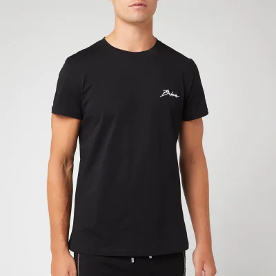 Balmain Men's Small Signature T-Shirt - Noir