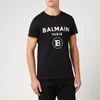 Balmain Men's T-Shirt with Logo Print - Noir - Image 1