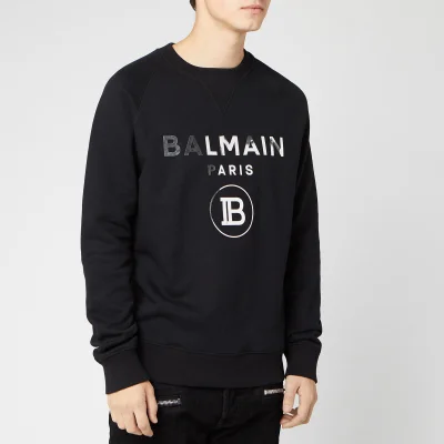 Balmain Men's Sweatshirt - Noir/Oro