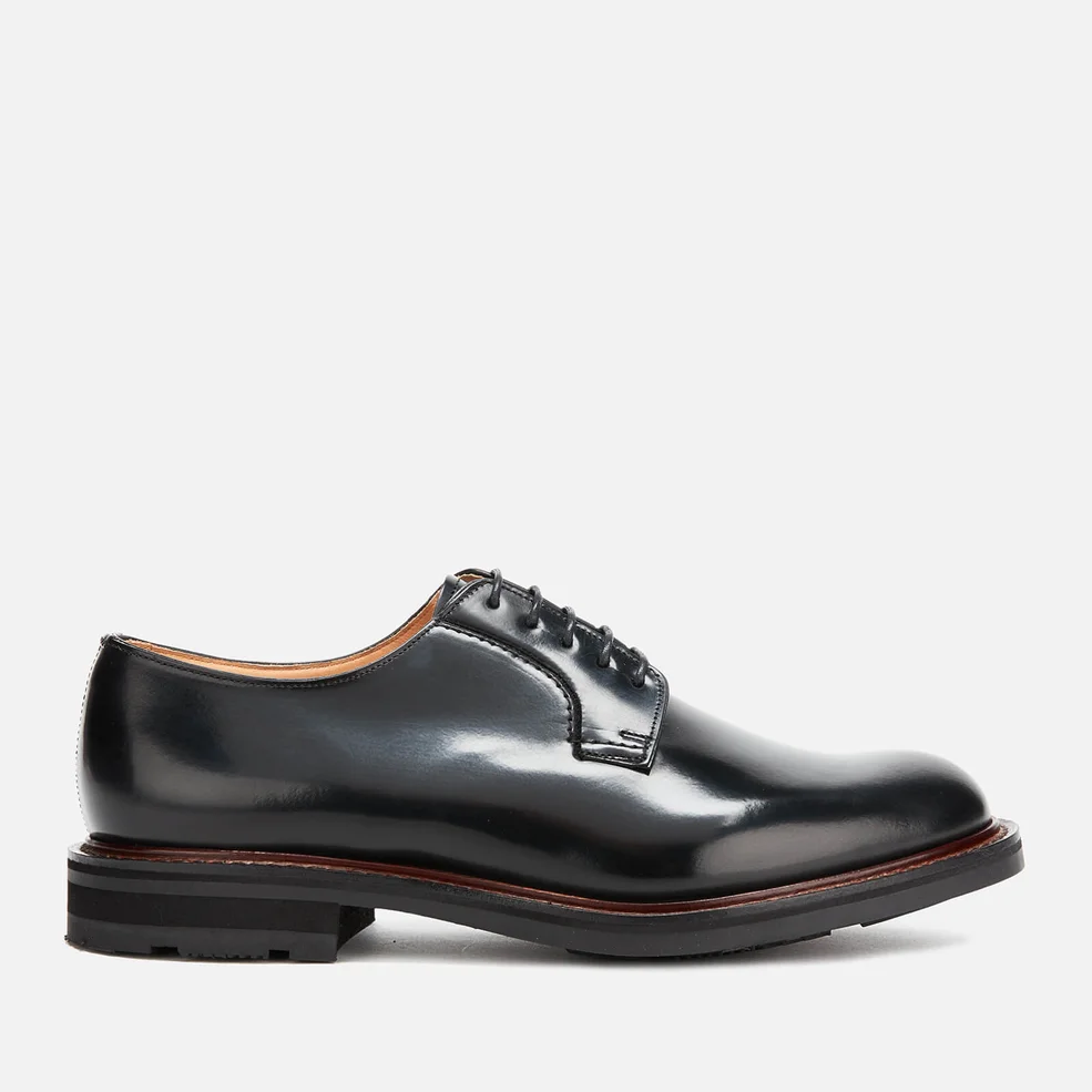 Church's Men's Woodbridge Polished Leather Derby Shoes - Black Image 1