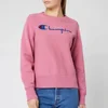 Champion Women's Big Script Sweatshirt - Heather Rose - Image 1