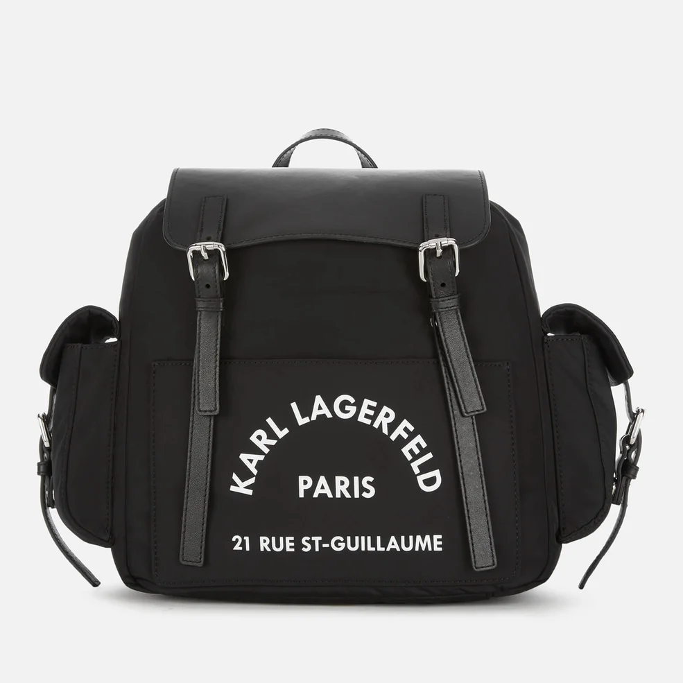 Karl Lagerfeld Women's Rue St. Guillaume Backpack - Black Image 1