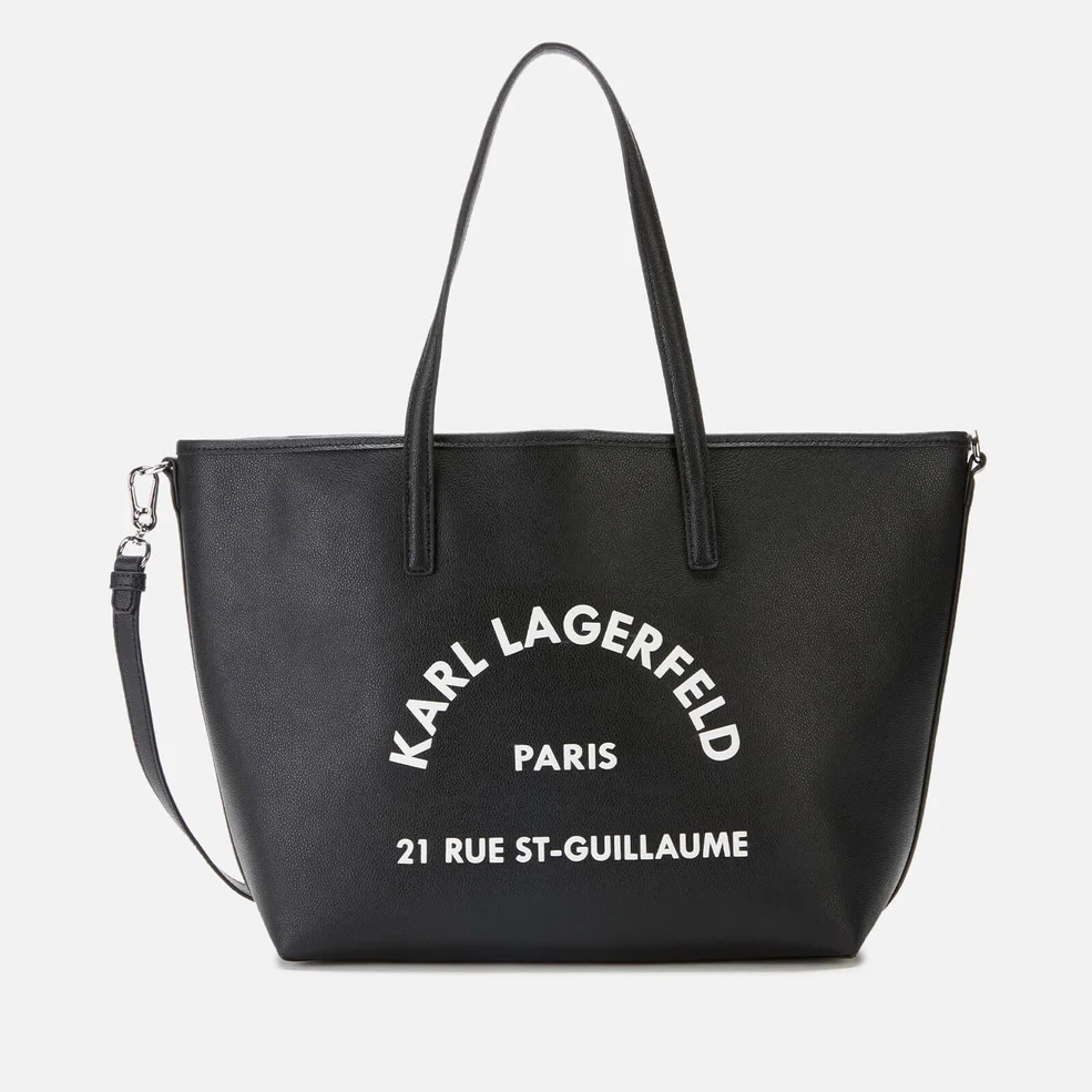 Karl Lagerfeld Women's Rue St. Guillaume Tote Bag - Black Image 1