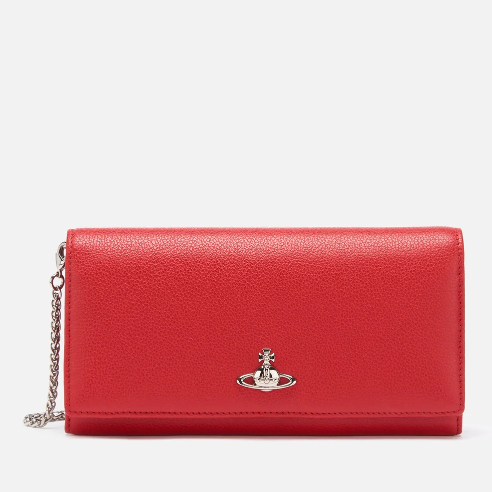 Vivienne Westwood Women's Windsor Long Wallet with Chain - Red Image 1