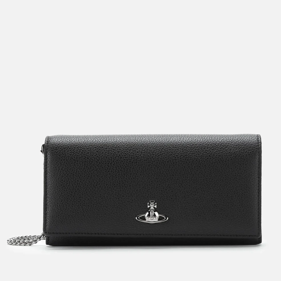Vivienne Westwood Women's Windsor Long Wallet with Chain - Black Image 1