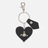 Vivienne Westwood Women's Gadget Mirror Heart Keyring - Black - Image 1