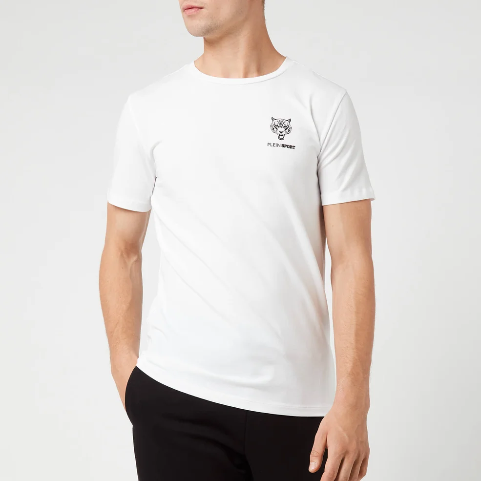Plein Sport Men's Original Round Neck T-Shirt - White Image 1