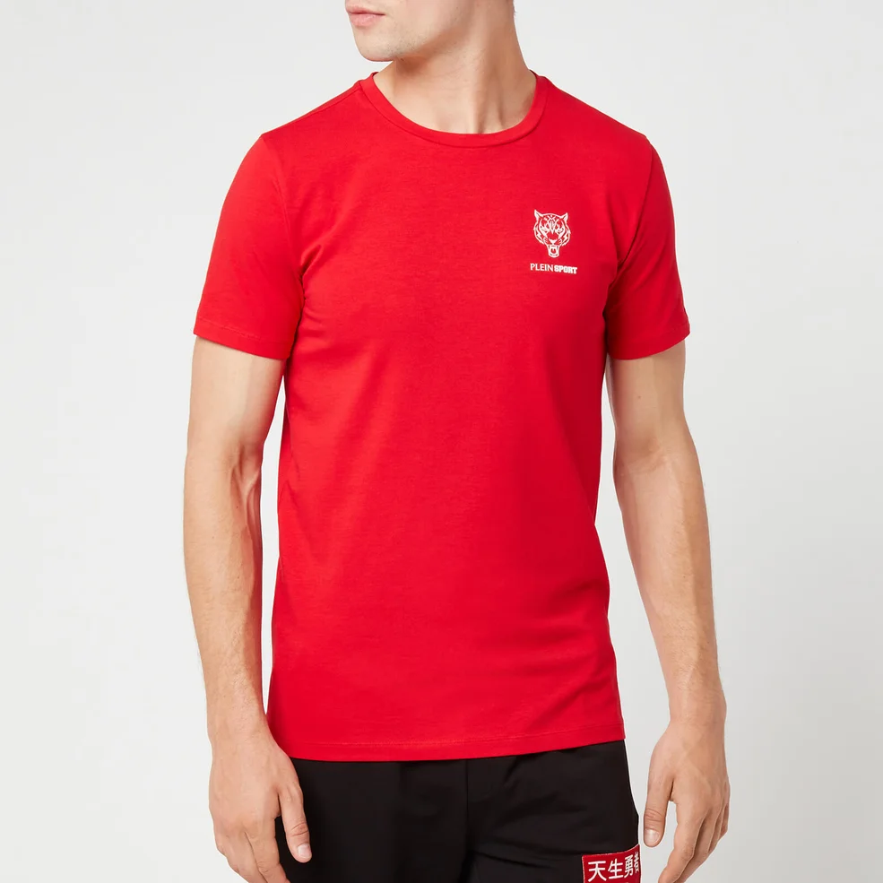 Plein Sport Men's Original Round Neck T-Shirt - Red Image 1