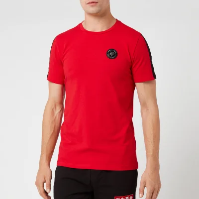 Plein Sport Men's Metal Badge T-Shirt - Red