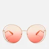 Chloé Women's Wendy Round Frame Sunglasses - Rose Gold/Gradient Rose - Image 1