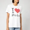Polo Ralph Lauren Women's Big Heart Short Sleeve T-Shirt - White - Image 1