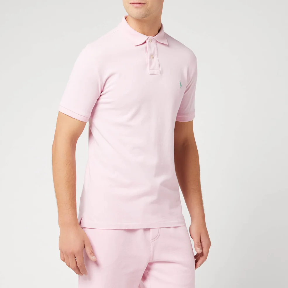 Polo Ralph Lauren Men's Short Sleeve Slim Fit Polo Shirt - Garden Pink Image 1