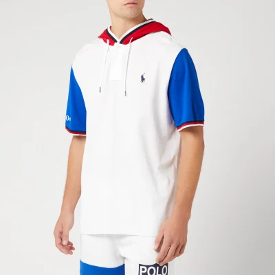 Polo Sport Ralph Lauren Men's Short Sleeved Hoody - White Multi