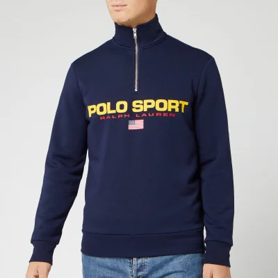 Polo Sport Ralph Lauren Men's Long Sleeve Quarter Zip - Cruise Navy
