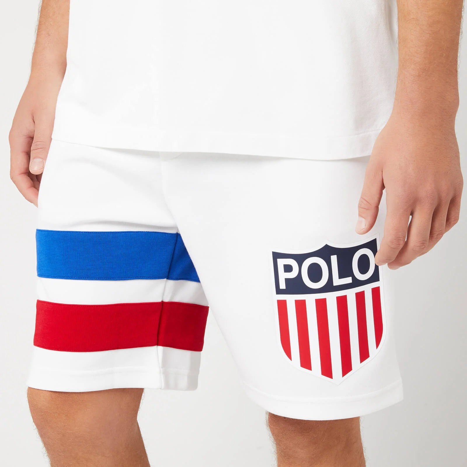 Polo Ralph Lauren Men's USA Shorts - White Multi Image 1
