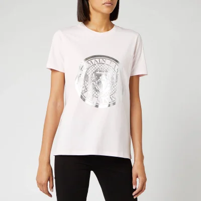 Balmain Women's Coin T-Shirt - Rose
