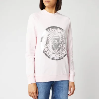 Balmain Women's Coin Sweatshirt - Rose