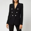 Balmain Women's Oversized 6 Button Crepe Jacket - Black - Image 1